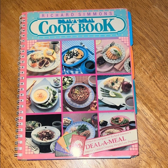 Richard Simmons Other - Deal-A-Meal Cook Book VTG 1987 Richard Simmons Deal A Meal Cookbook